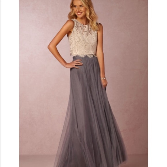 BHLDN Anthropologie Jenny yoo Cleo lace crop top - Picture 6 of 6